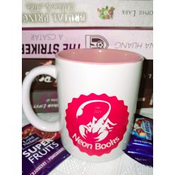 Neon Books bögre - pink