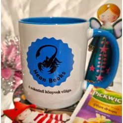 Neon Books bögre - kék