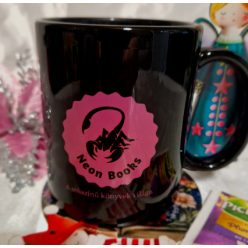 Neon Books bögre - fekete-pink