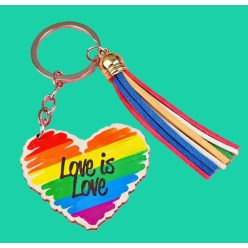 Kulcstartó - szivárvány