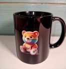 Bögre - szivárványos macis