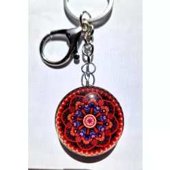 Mandala kulcstartó