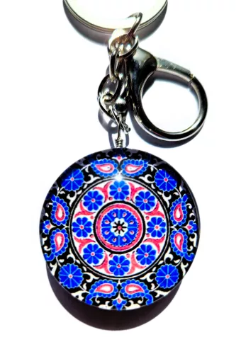 Mandala kulcstartó