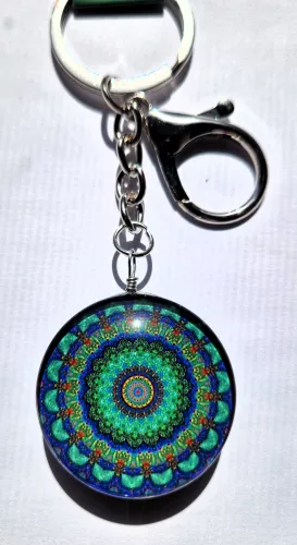 Mandala kulcstartó