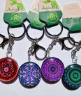 Mandala kulcstartó