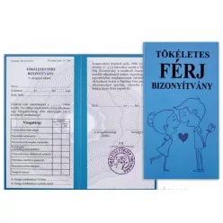 Tökéletes férj bizonyítvány