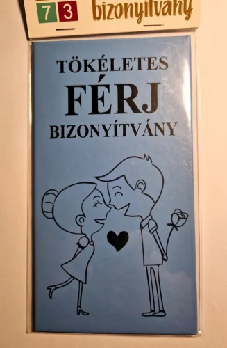 Tökéletes férj bizonyítvány