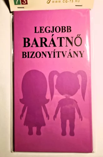 Tökéletes barátnő bizonyítvány