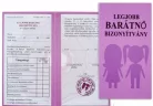 Tökéletes barátnő bizonyítvány
