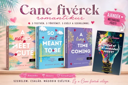  Meghan Quinn - Cane fivérek - sorozat + ajándék motivációs füzet