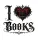 Hűtőmágnes - I love Books - gótikus