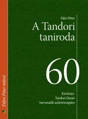 Fábri Péter - A Tandori taniroda (e-könyv)