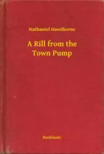 Nathaniel Hawthorne - A Rill from the Town Pump (e-könyv)