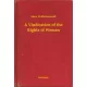 Mary Wollstonecraft - A Vindication of the Rights of Woman (e-könyv)