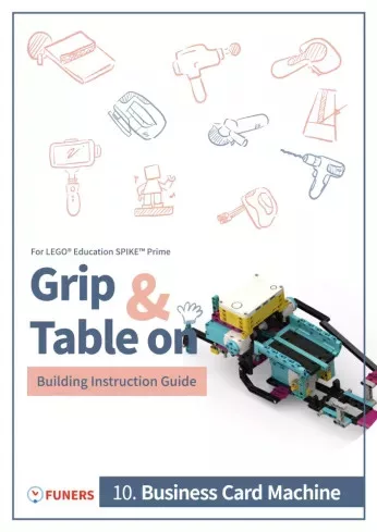 SPIKE™ Prime 10.Business Card Machine Building Instruction Guide (e-könyv)